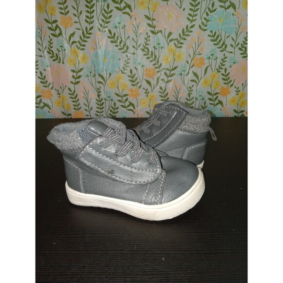 🌍5/$10🌏 Wonder Nation Size 4 High Top Sneakers - Picture 6 of 11